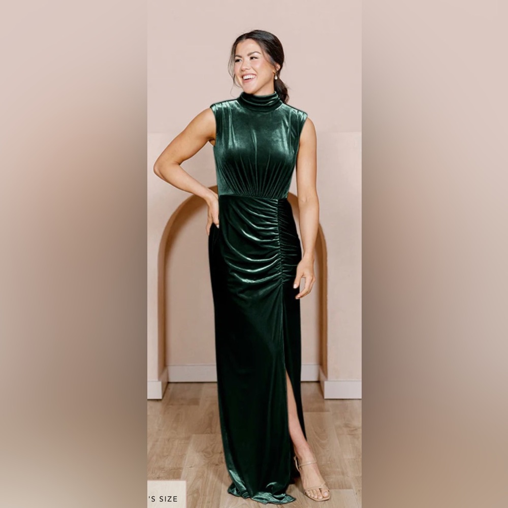 Revelry - Emerald Green - Velvet - Size 2